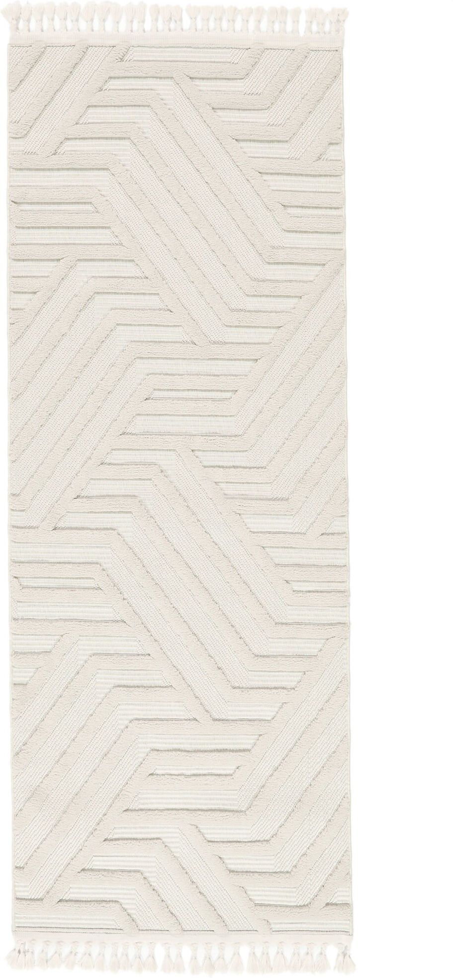 RugVista Japandi Tappeto - Bianco crema 100x300