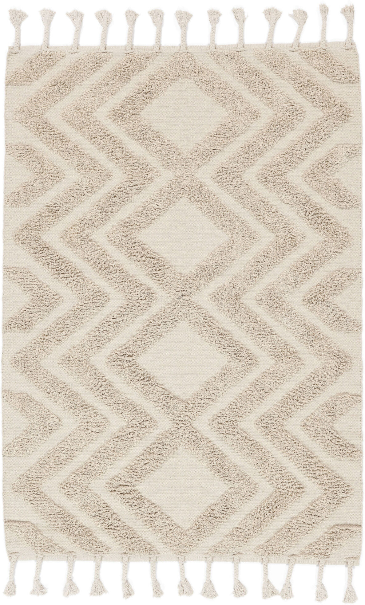 RugVista Tan-Tan Tappeto - Bianco naturale 140x200