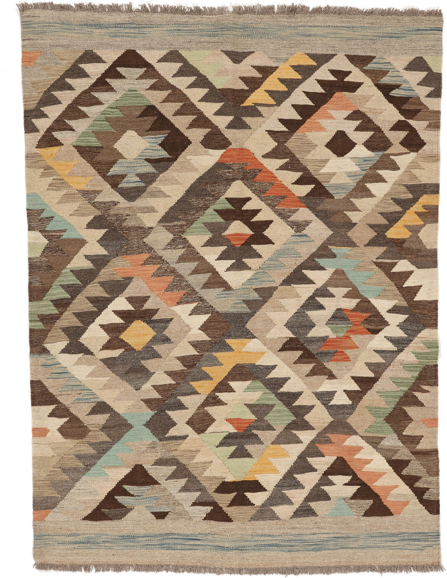 Annodato a mano. Provenienza: Afghanistan Kilim Ariana Trend Tappeto 145x196