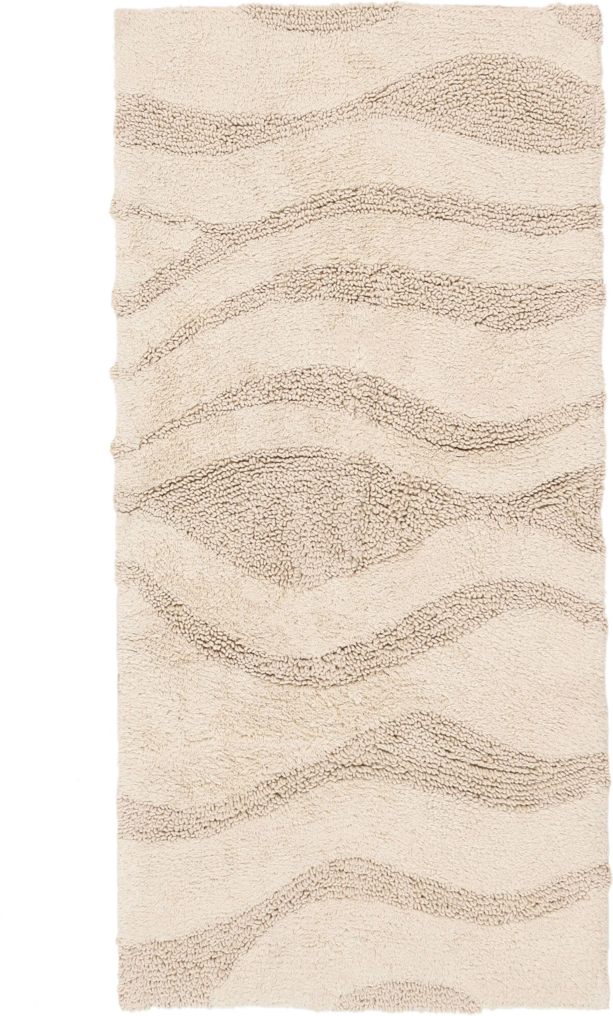 RugVista Breeze tappeto da bagno - Beige Crema 50x100