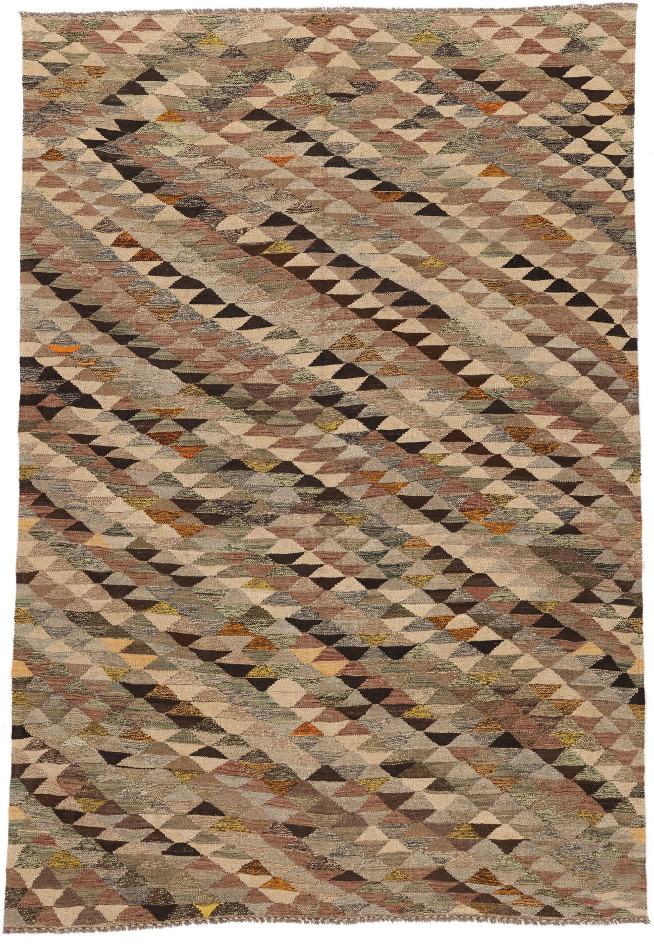 Annodato a mano. Provenienza: Afghanistan Kilim Ariana Trend Tappeto 205x297