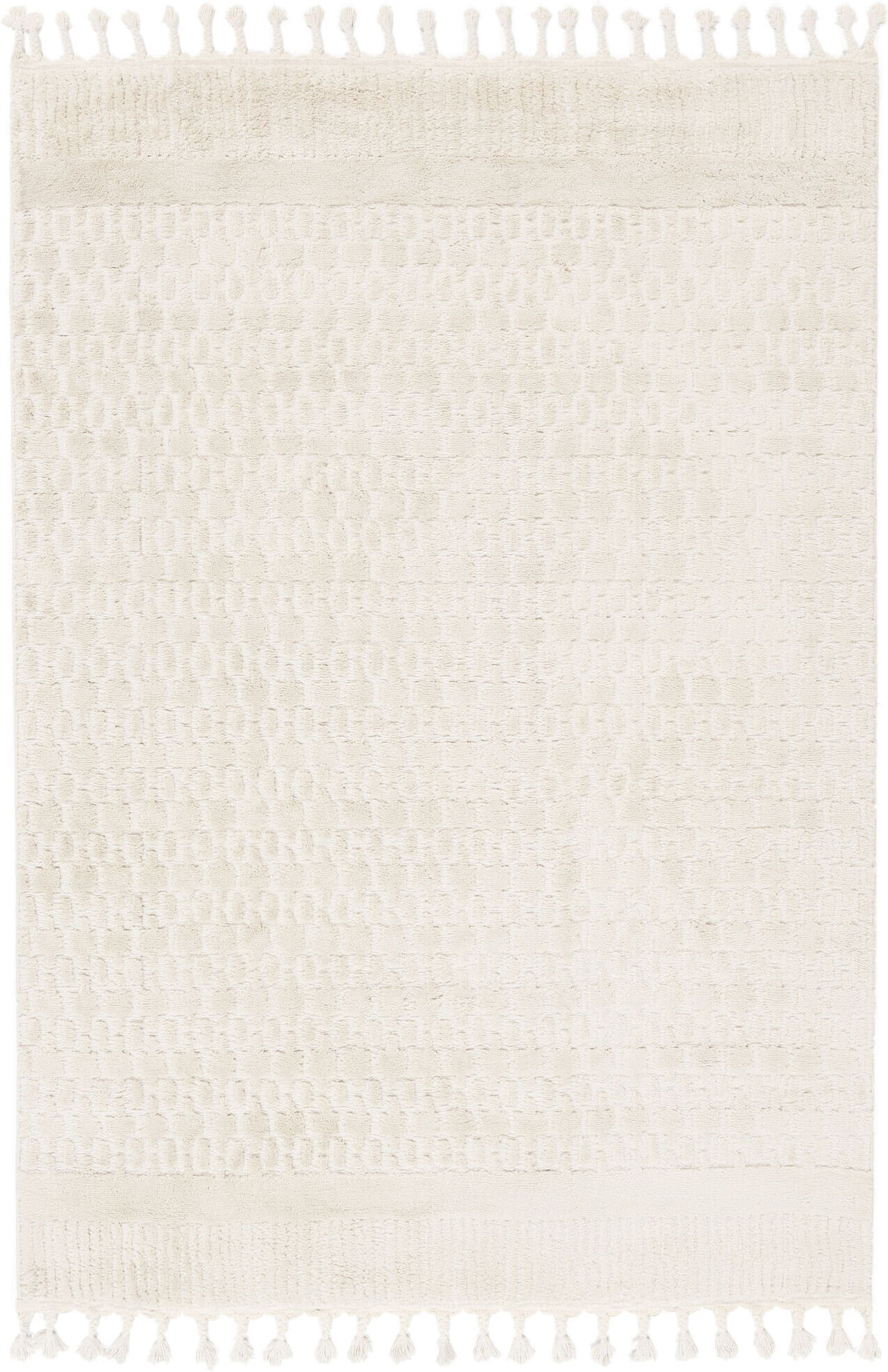 RugVista Meknes Tappeto - Bianco crema / Bianco crema 200x300