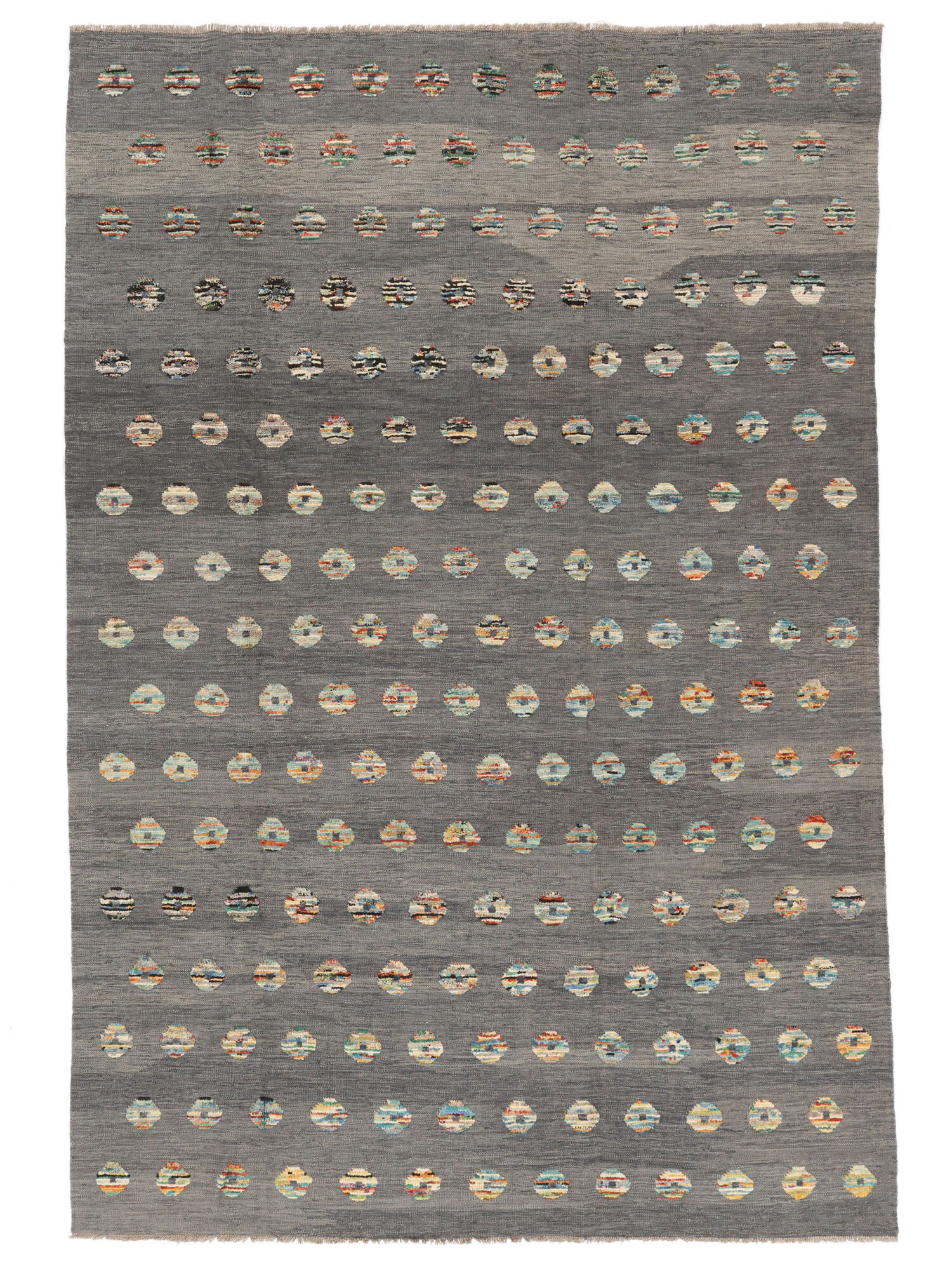 Annodato a mano. Provenienza: Afghanistan Kilim Nimbaft Tappeto 202x300