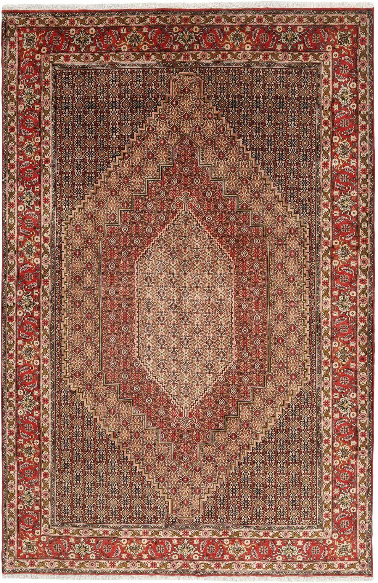 Annodato a mano. Provenienza: Persia Senneh Fine Tappeto 197x297