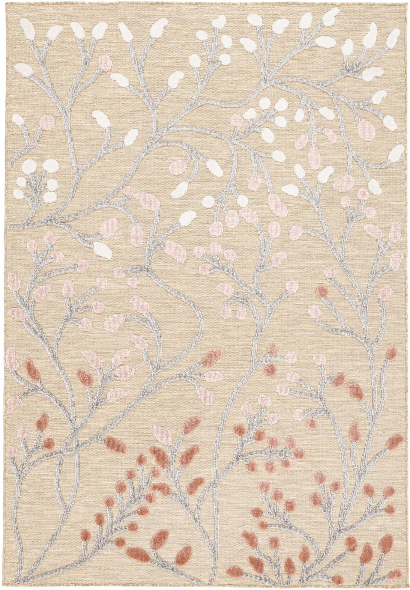 RugVista Garden Tappeto - Beige / Rosa 160x230