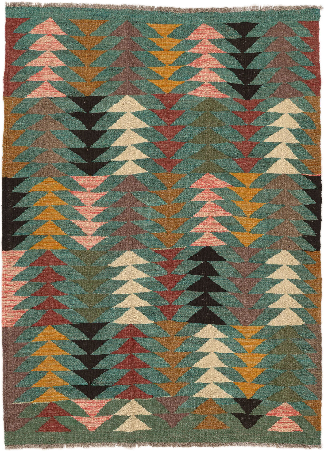 Annodato a mano. Provenienza: Afghanistan Kilim Ariana Trend Tappeto 122x170