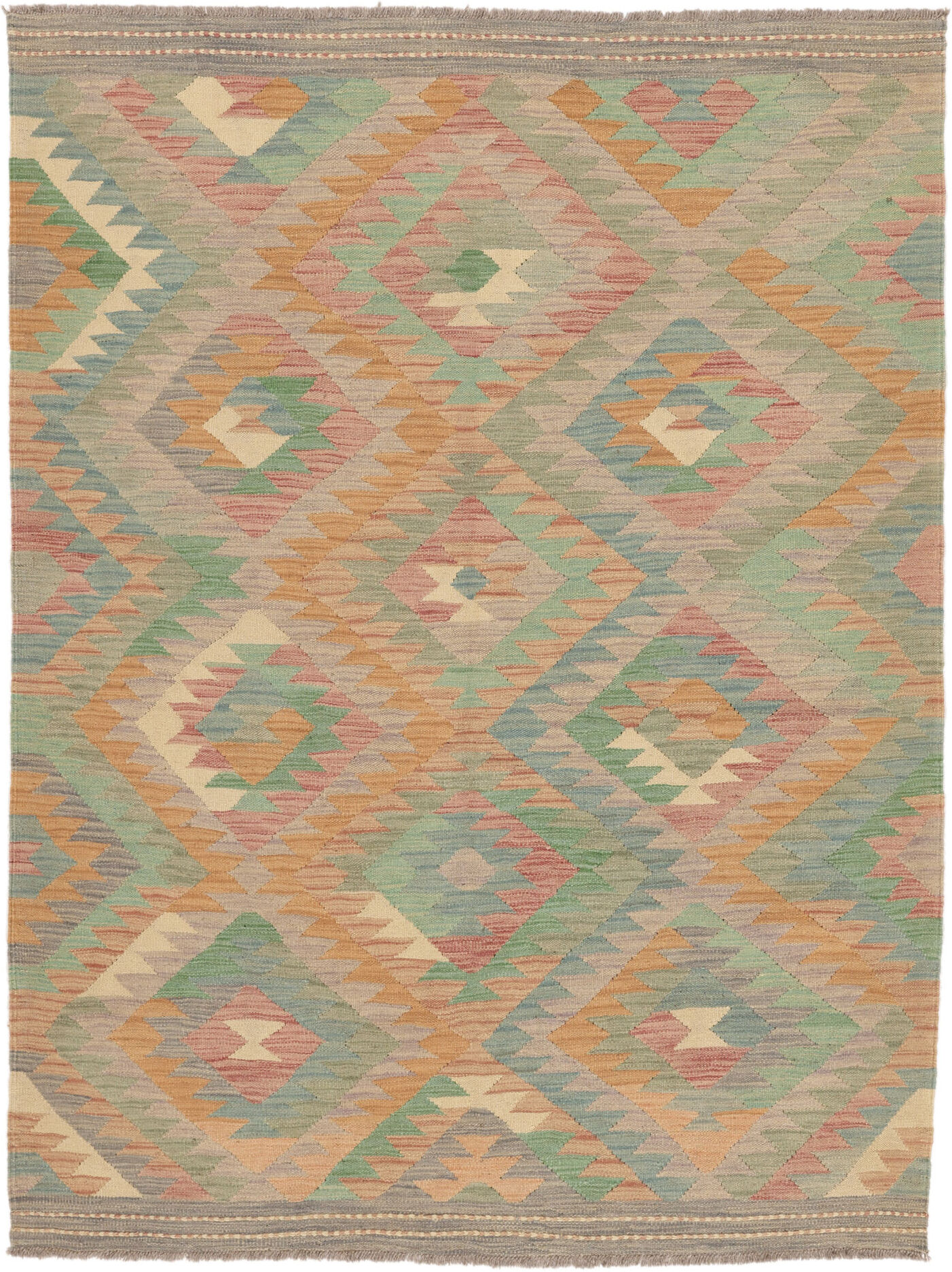 Annodato a mano. Provenienza: Afghanistan Kilim Ariana Trend Tappeto 155x205