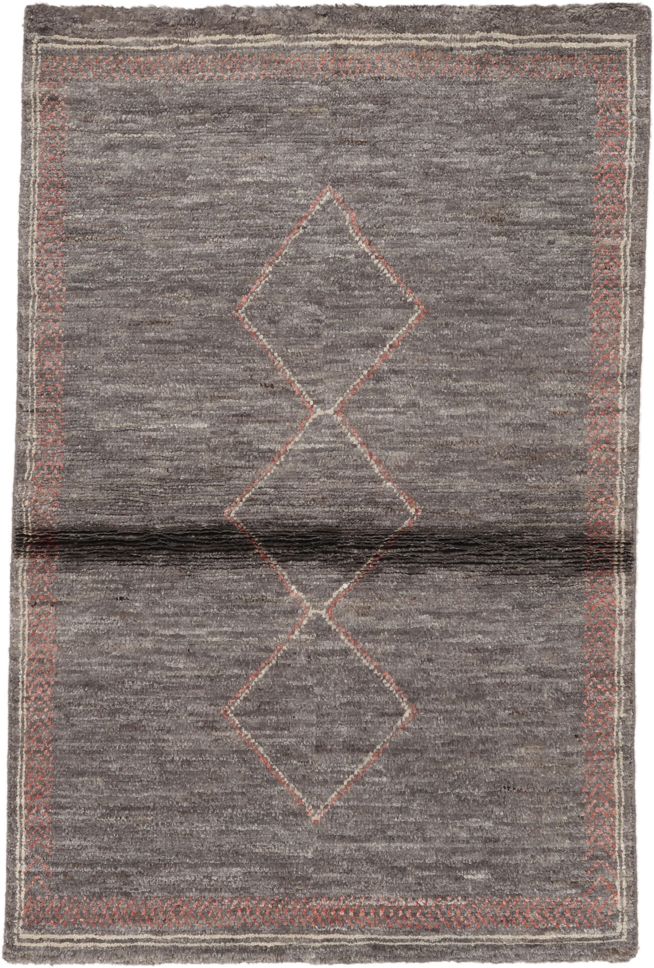 Annodato a mano. Provenienza: Afghanistan Berber style Tappeto 98x149