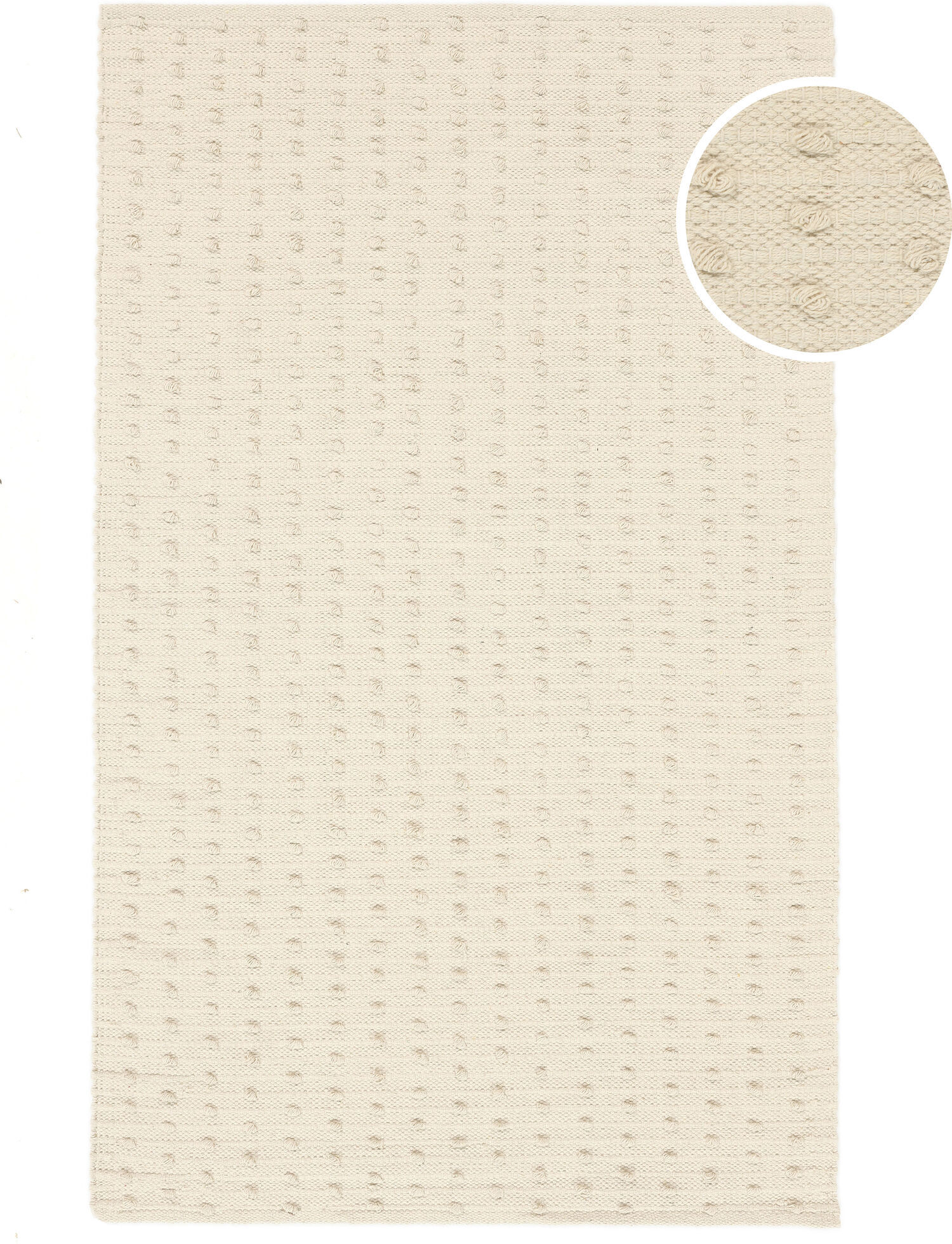 RugVista Bumblin Tappeto - Bianco naturale 100x160