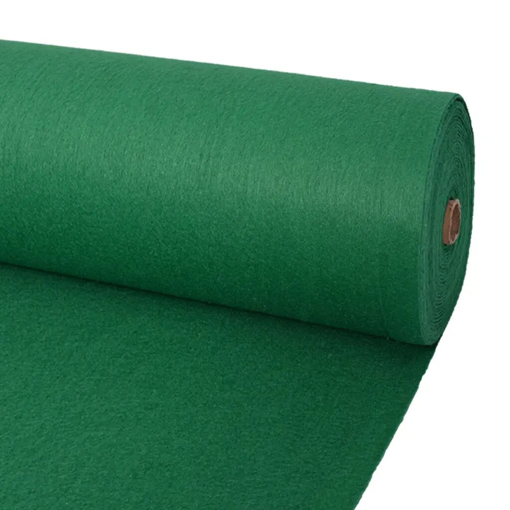 vidaXL Tapijt effen 1x24 m groen