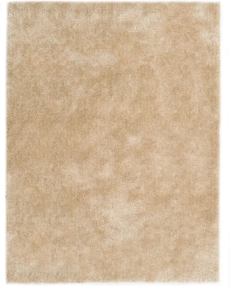 vidaXL Vloerkleed shaggy hoogpolig 80x150 cm beige