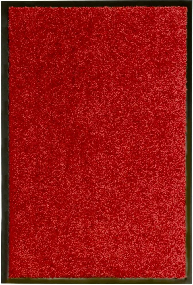 vidaXL Deurmat wasbaar 40x60 cm rood