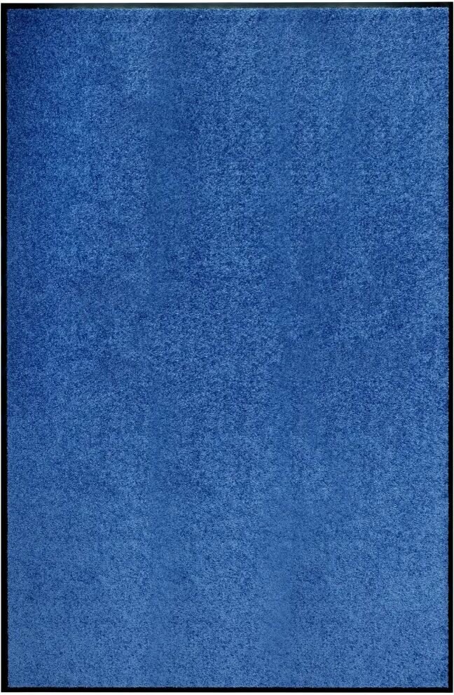 vidaXL Deurmat wasbaar 120x180 cm blauw