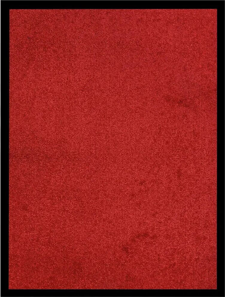 vidaXL Deurmat 40x60 cm rood