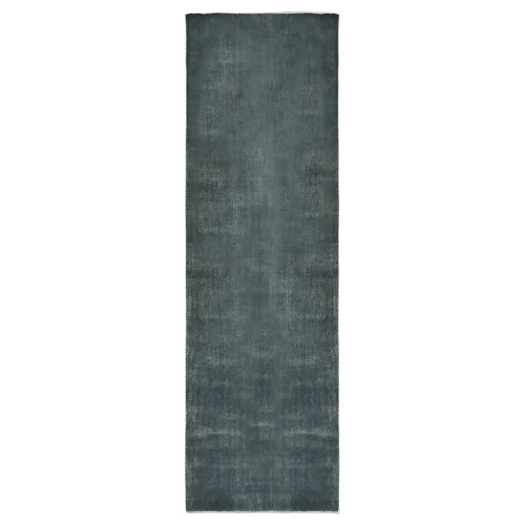 vidaXL Tapijtloper wasbaar opvouwbaar 80x300 cm polyester grijs