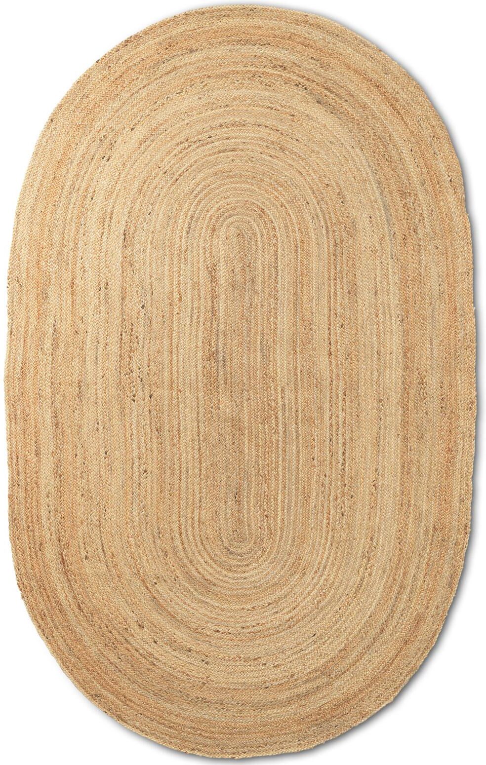 Ferm Living Eternal Jute vloerkleed ovaal 230x340 naturel