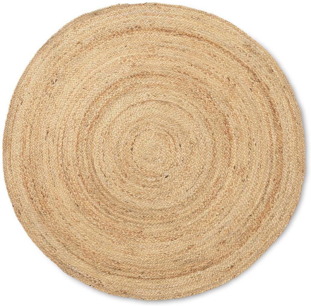 Ferm Living Eternal Jute vloerkleed rond 120 naturel