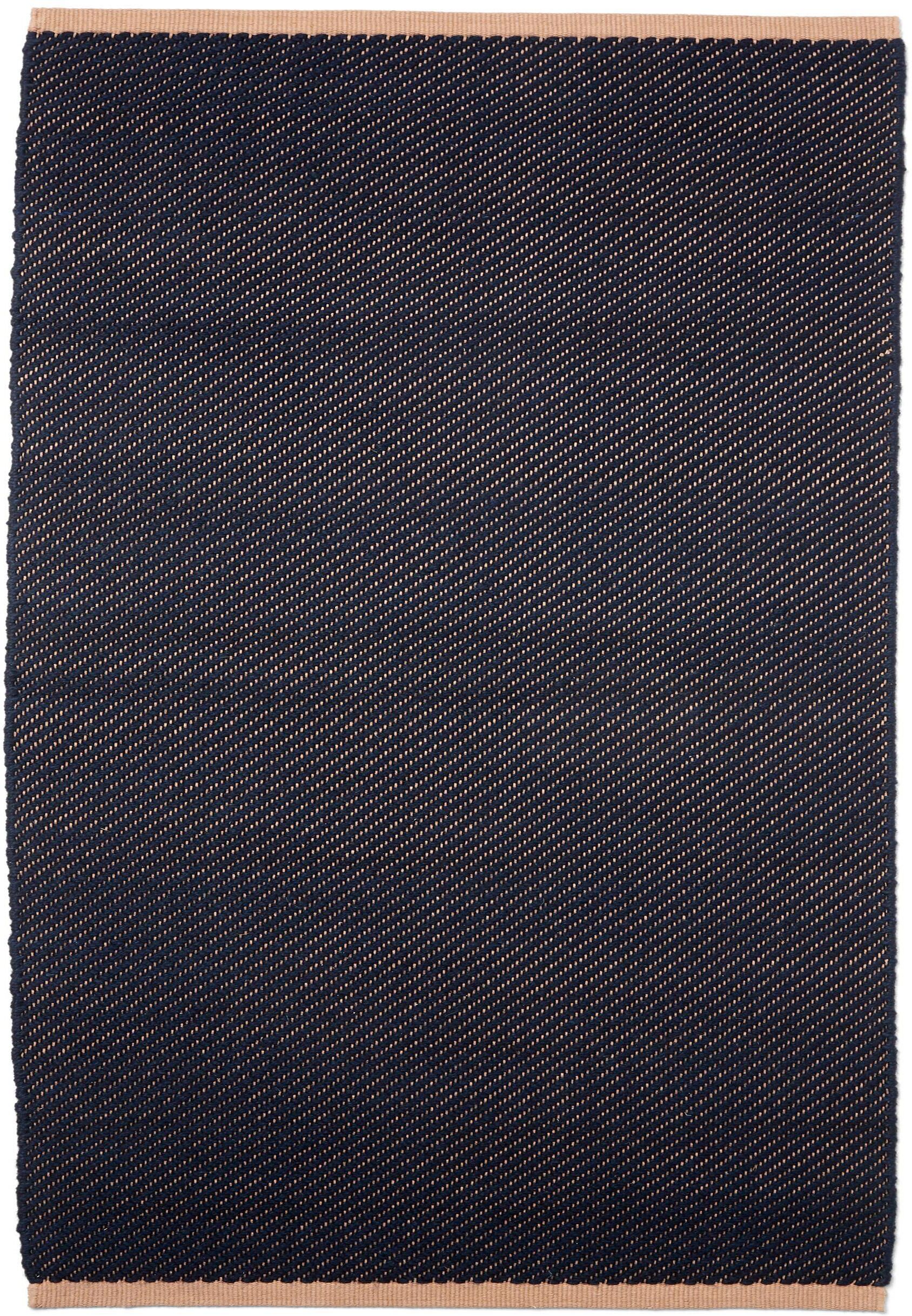 Hay Bias vloerkleed 170x240 Dark Blue