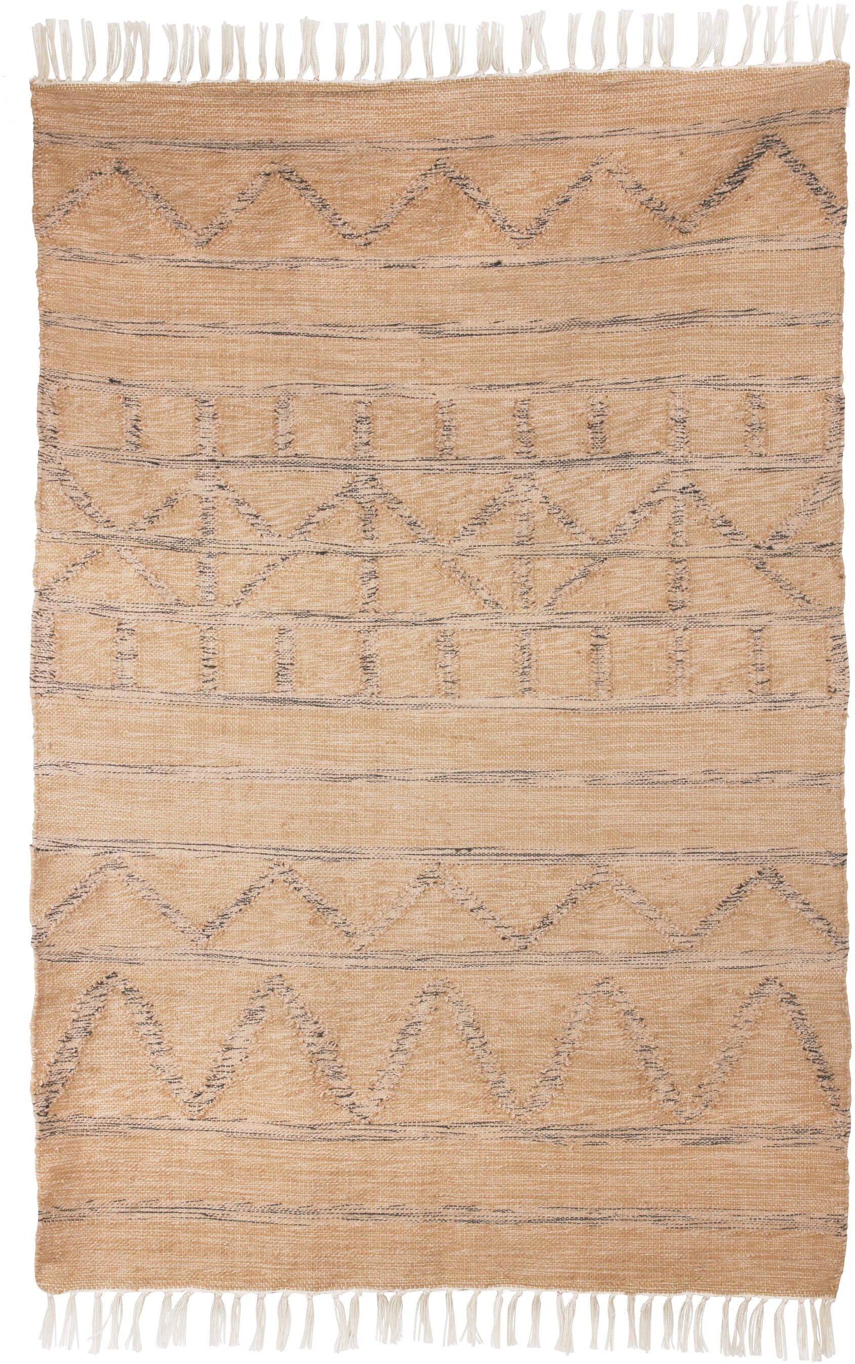 HKliving Hand Woven Indoor/Outdoor vloerkleed 120x180 natural