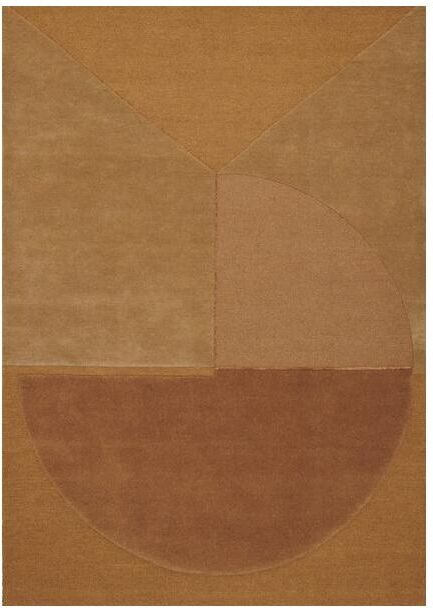 Linie Design Satomi vloerkleed 200x300 mustard