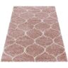 Ayyildiz Teppiche Hoogpolig vloerkleed SALSA 3201 roze 120 cm x 170 cm x 50 mm