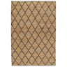 RugVista Serena Jute Vloerkleed - Beige / Zwart 200x300