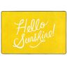 YYHHAOFA Goodlooking Hello Sunshine Prints Flanel Anti-Slip Vloermat 72 "x 48"/72 "x 48"/72 "x 48"/72 "x 48"/182 x 1