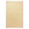 Theko Happy Cotton Tapijt, 100% katoen, beige, 40 cm x 60 cm