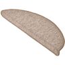 Beautissu Trapmatten Zelfklevend ProStair – Set van 15 Trapmatten 55x15cm- Trapmat Afgerond Bescherming voor Trap – Traptapijt Antislip Beige