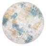 Indomex Rug Nazare 160 cm rond bone/blauw