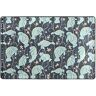 YYHHAOFA Manatee Animals Picture Flanel Anti-Slip Vloermat 72 "x 48"/72 "x 48"/72 "x 48"/72 "x 48"/182 x 1