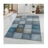Ayyildiz Teppiche Vloerkleed modern vierkant pixels patroon zacht tapijt blauw 160x230 cm