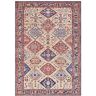 Elle Decor Afghan Kelim Oosters tapijt laagpolig vintage look Oosters ornamentpatroon klassiek oosters tapijt voor woonkamer, eetkamer, hal of slaapkamer, Oosterse rood, 160 x 230 cm