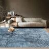 Lovewang Tapijt Abstract Blauwe Cirkel Tapijten Woonkamer Zachte Tapijten voor Slaapkamer Wasbaar Antislip Het Tapijt Huis Vloer Tapijten Mat voor Kinderen Keuken Home Decor Area Tapijten (60x110cm)