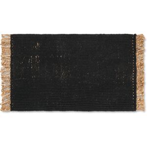 Ferm Living Block Mat Black / Natural