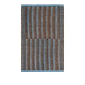 HAY Tapis Mat 60 X 95 Chestnut And Blue