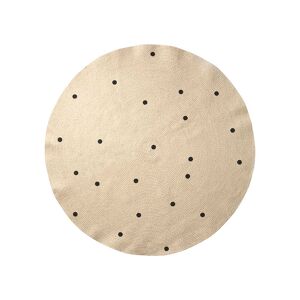 Ferm Living Jute Carpet Small Black Dots