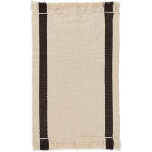 Ferm Living Calm Kelim Mat - 50 X 70 - Off-White/coffee