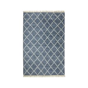Chhatwal & Jonsson Kochi teppe Blue melange/off-white, bambus/silke, 230 x 320 cm