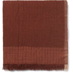 ferm LIVING Weaver pledd 120 x 170 cm Red Brown