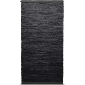 Rug Solid Cotton teppe 170 x 240 cm Charcoal