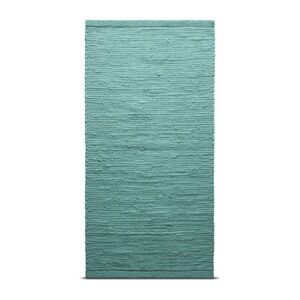 Rug Solid Cotton teppe 75 x 200 cm Dusty jade (mint)