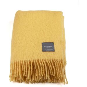 Stackelbergs Mohair pledd golden yellow