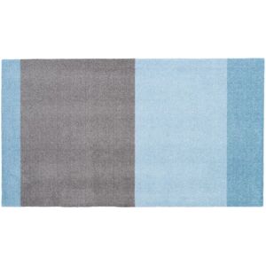 tica copenhagen Stripes by tica, horisontal, entréteppe Blue-steel grey, 67 x 120 cm