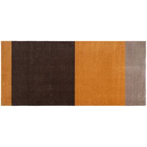 tica copenhagen Stripes by tica, horisontal, entréteppe Dijon-brown-sand, 90 x 200 cm