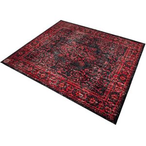 Drum N Base Vintage Drum Rug Black-Red