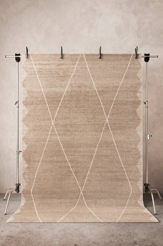 EYEWOOD luggteppe 200x290 cm Beige/offwhite