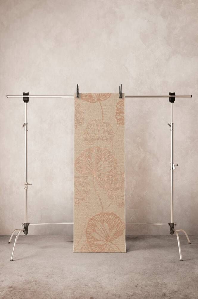 PEONY glattvevd teppe 70x200 cm Oransje