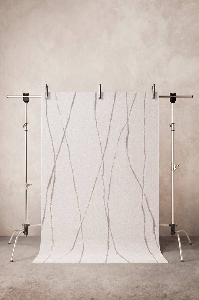 MIRJAM glattvevd teppe 160x230 cm Naturhvit/beige