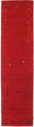 RugVista Gabbeh Loom Frame - Rød Teppe 80X300 Moderne Teppeløpere Rød (Ull, India)